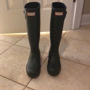 Hunter rain boots